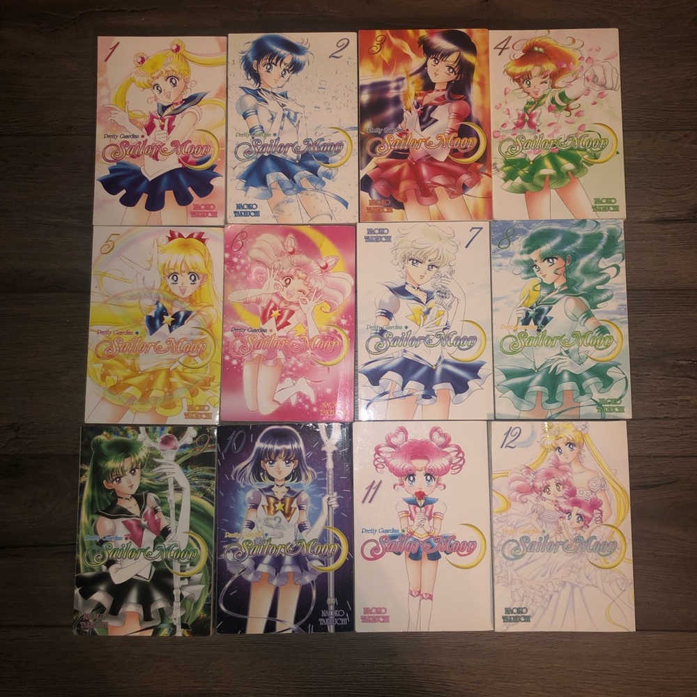 Pretty Guardian Sailor Moon Manga Series 1-12